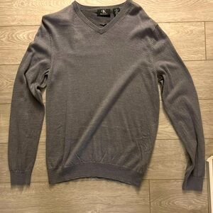 Calvin Klein V-Neck Merino Wool Sweater